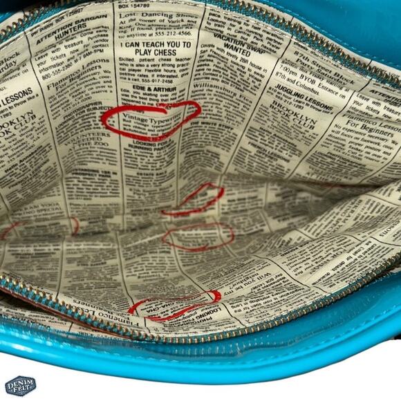 KATE SPADE Brightpeace (Turquoise Blue) RUDY HENRY STREET SHOULDER BAG/Purse NEW - Picture 11 of 16